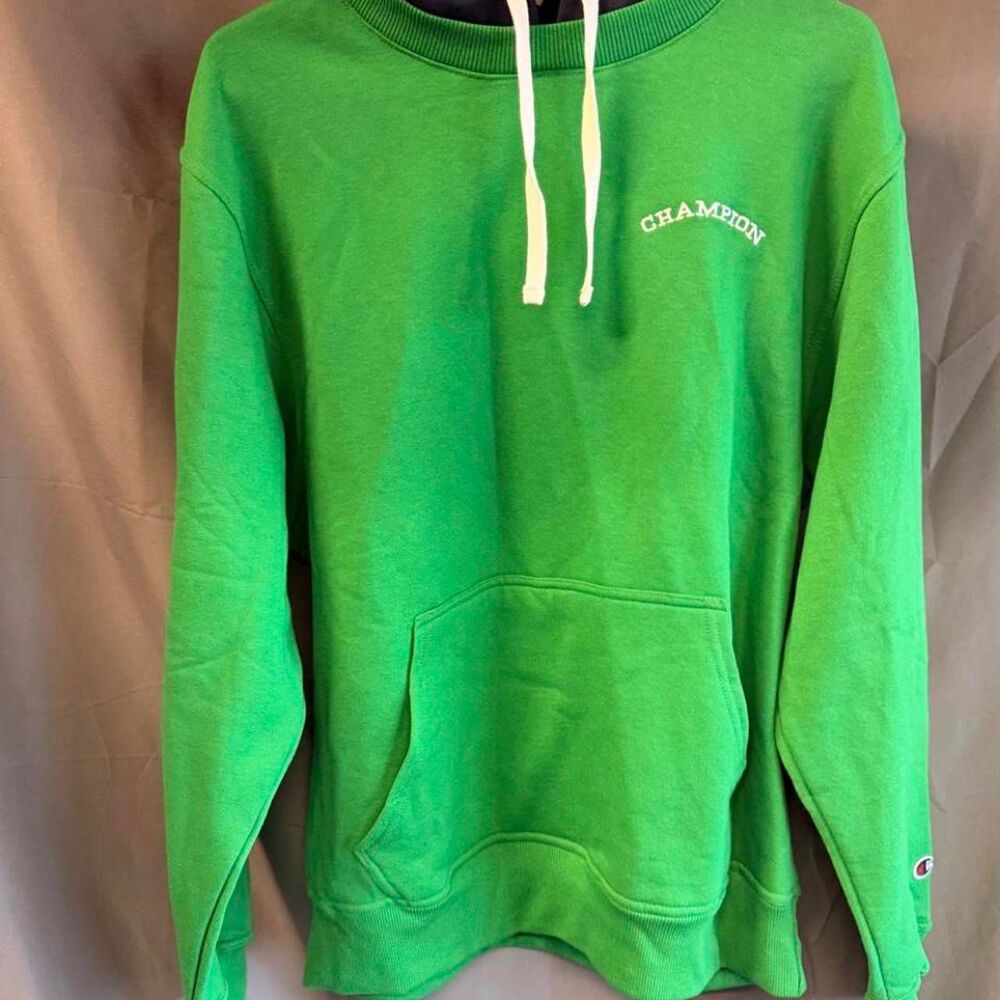 Champion Men's Green Hoodie
